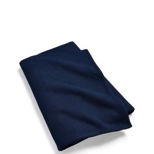 LAUREN RALPH LAUREN Classic Weave KING Blanket $300 Navy Brand new